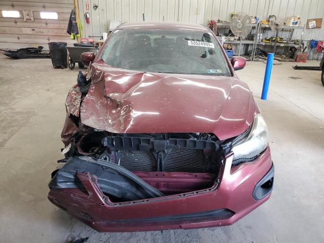  SUBARU IMPREZA 2014 Czerwony