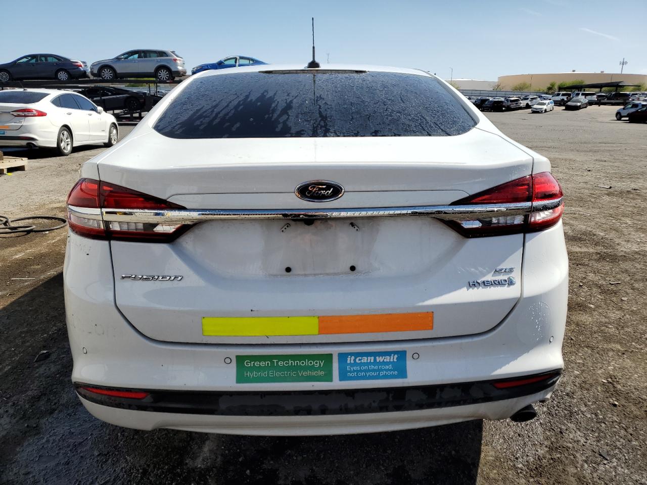 2018 Ford Fusion Se Hybrid VIN: 3FA6P0LU0JR281874 Lot: 54035755