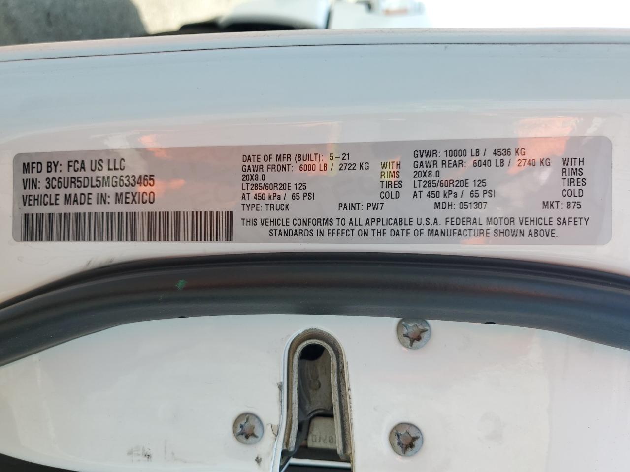 2021 RAM 2500 - Image 13