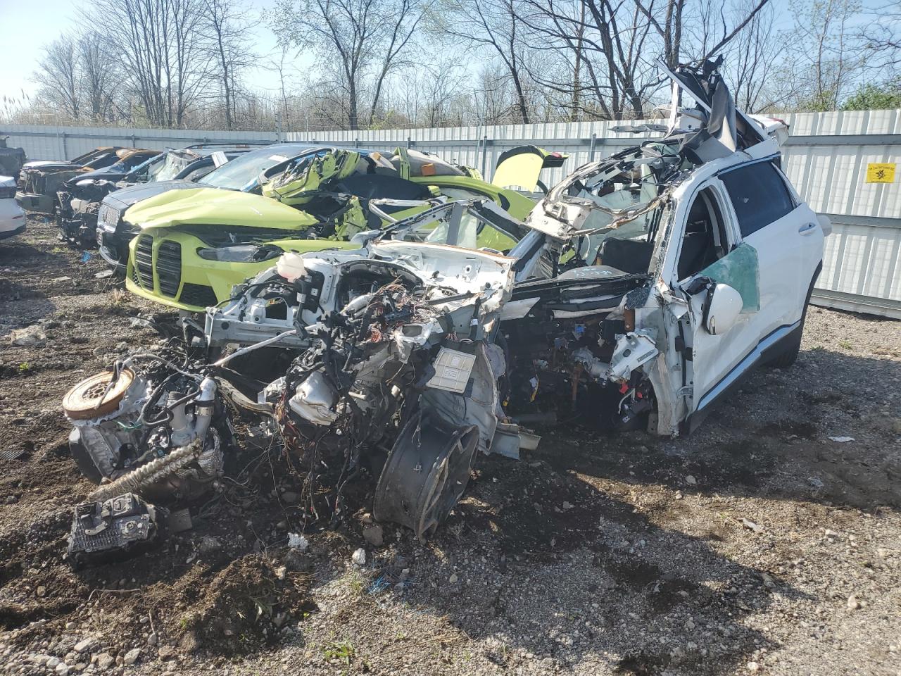 2023 Hyundai Santa Fe Limited продається в Columbia Station, OH - Rollover