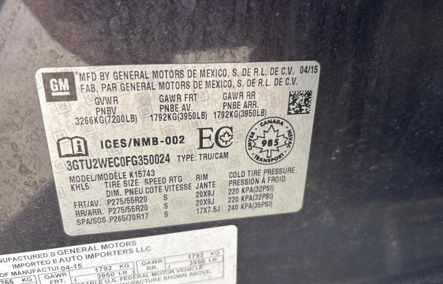 2015 GMC SIERRA K1500 DENALI