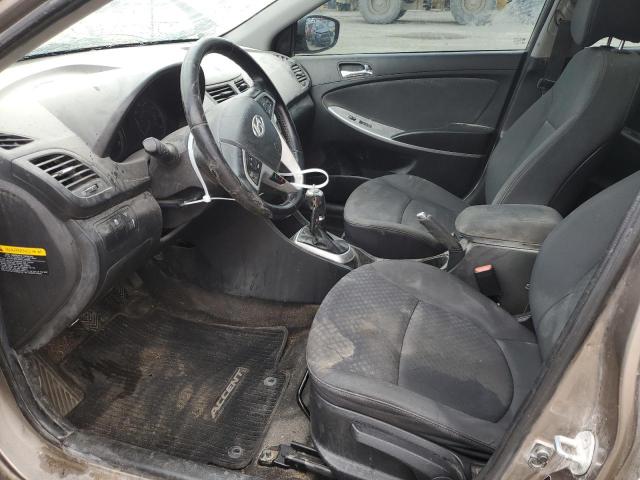  HYUNDAI ACCENT 2014 Бежевый