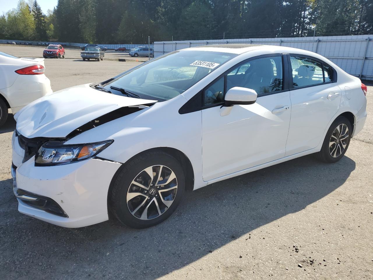 2015 Honda Civic Ex на продаже в Arlington, WA - Front End