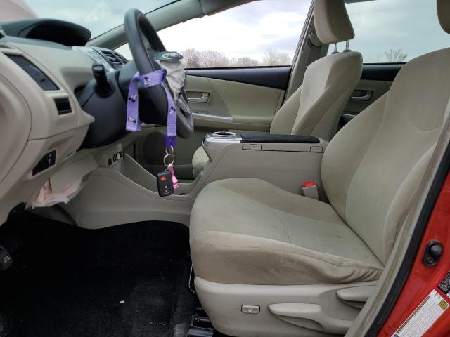  TOYOTA PRIUS 2014 Red