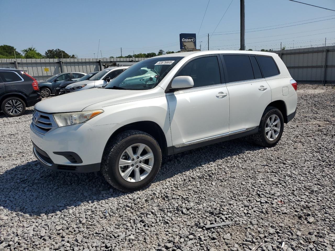 2012 Toyota Highlander Base на продаже в Hueytown, AL - Side