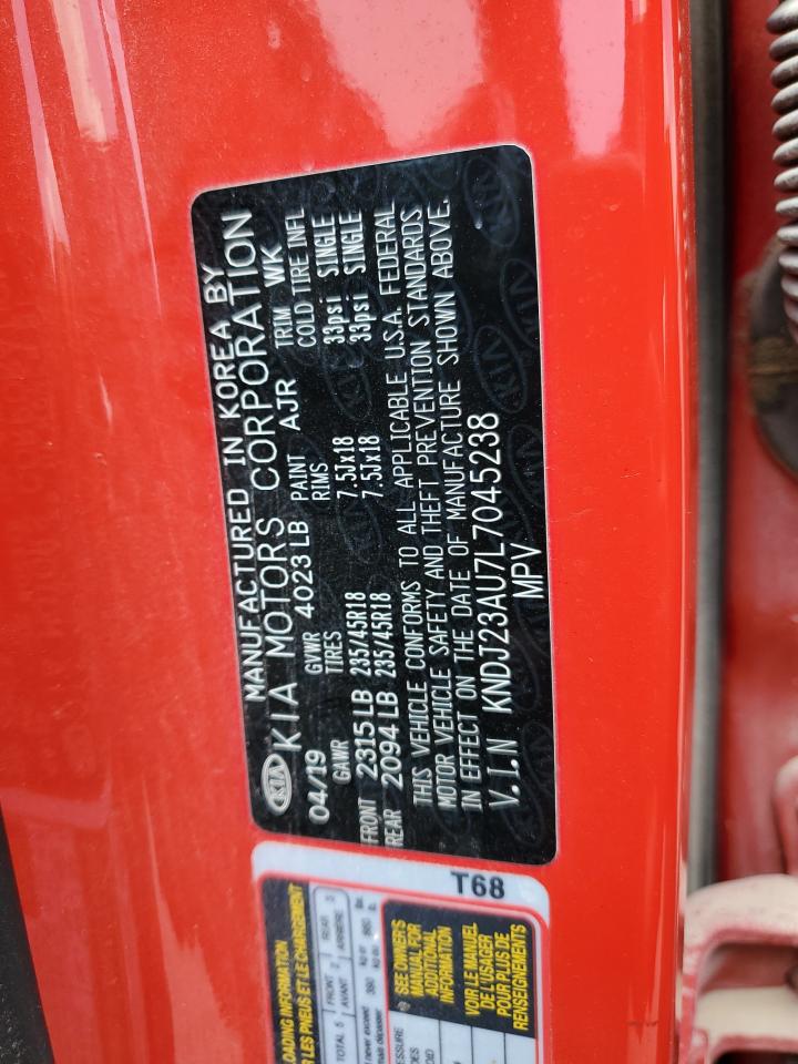 2020 Kia Soul Lx VIN: KNDJ23AU7L7045238 Lot: 53647315