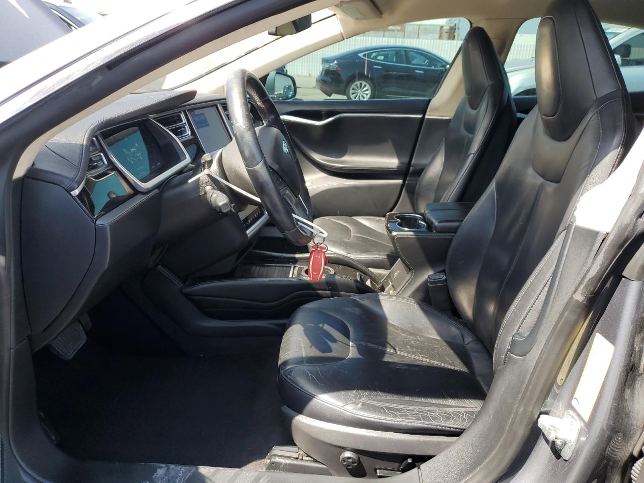 2014 Tesla Model S VIN: 5YJSA1H17EFP36595 Lot: 53705035