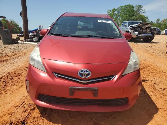  TOYOTA PRIUS 2012 Красный