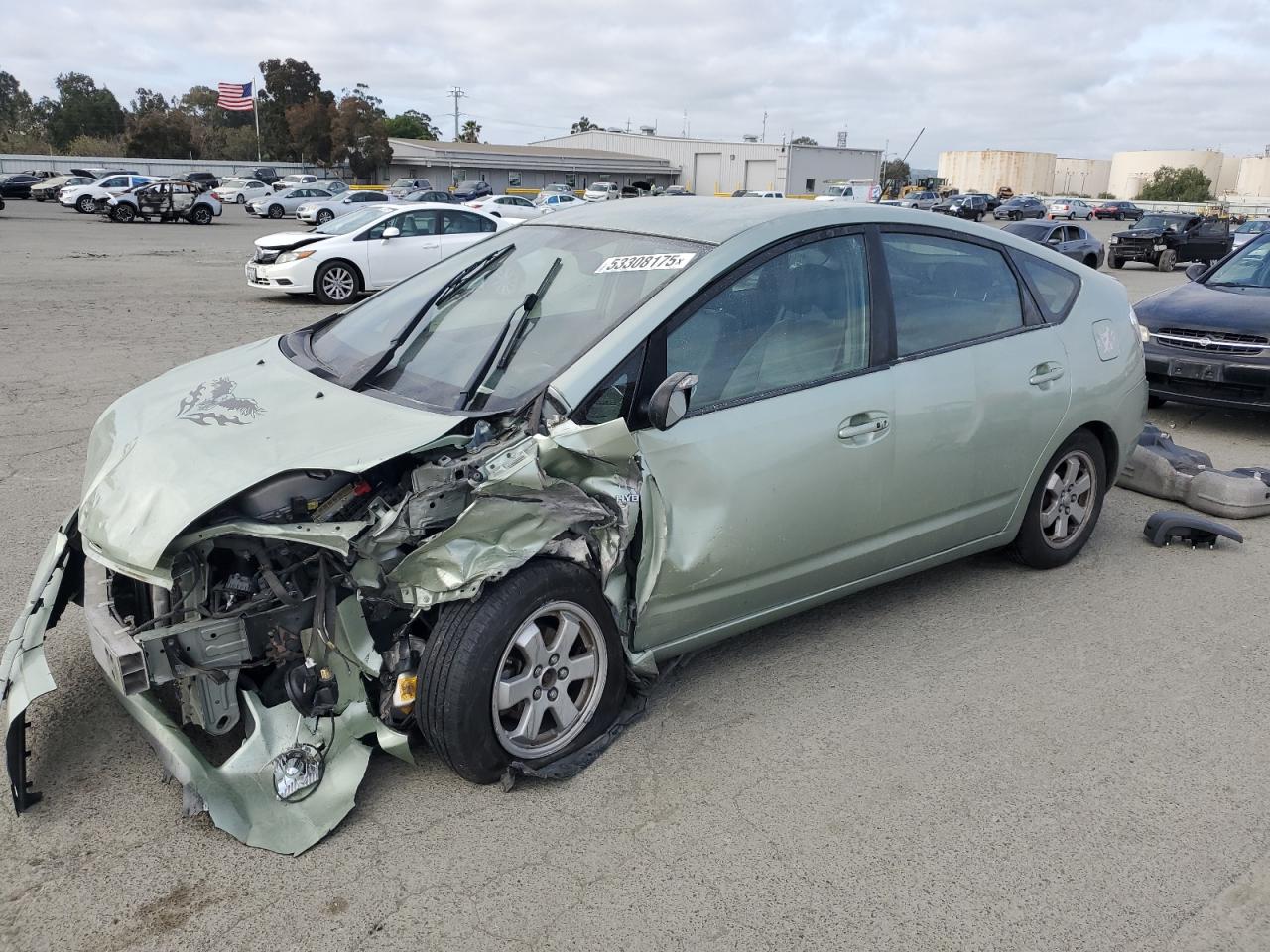 2007 Toyota Prius de vânzare în Martinez, CA - Front End