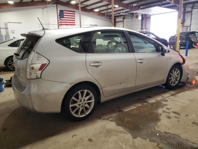  TOYOTA PRIUS 2014 Серебристый