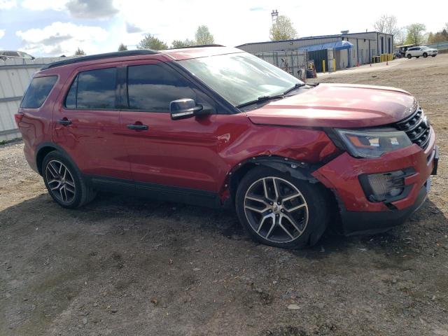  FORD EXPLORER 2016 Red