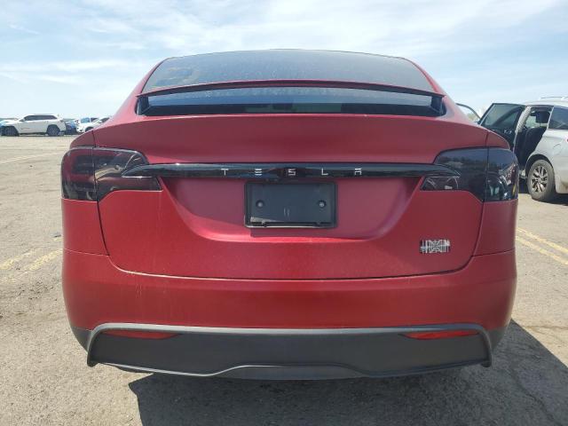  TESLA MODEL X 2023 Красный