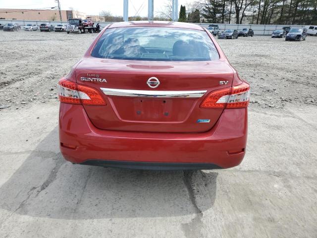 NISSAN SENTRA 2014 Червоний