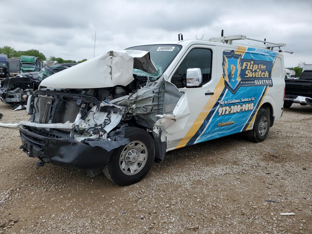 2020 Nissan Nv 2500 Sv en Venta en Wilmer, TX - Front End