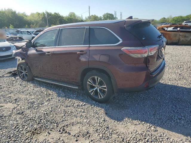  TOYOTA HIGHLANDER 2016 Maroon