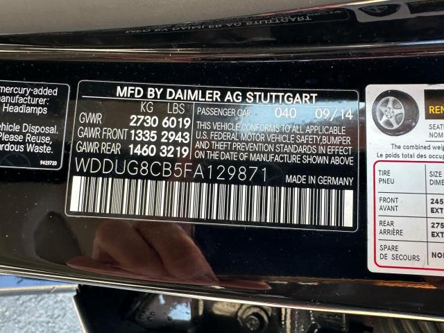 2015 MERCEDES-BENZ S 550