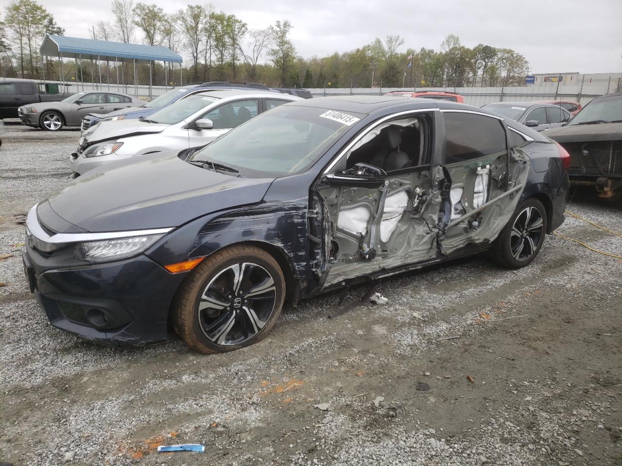 2016 Honda Civic Touring продається в Spartanburg, SC - Side