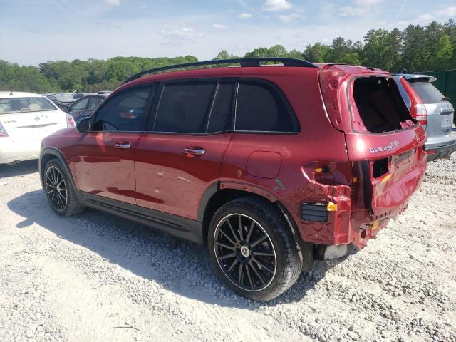  MERCEDES-BENZ GLB-CLASS 2021 Czerwony