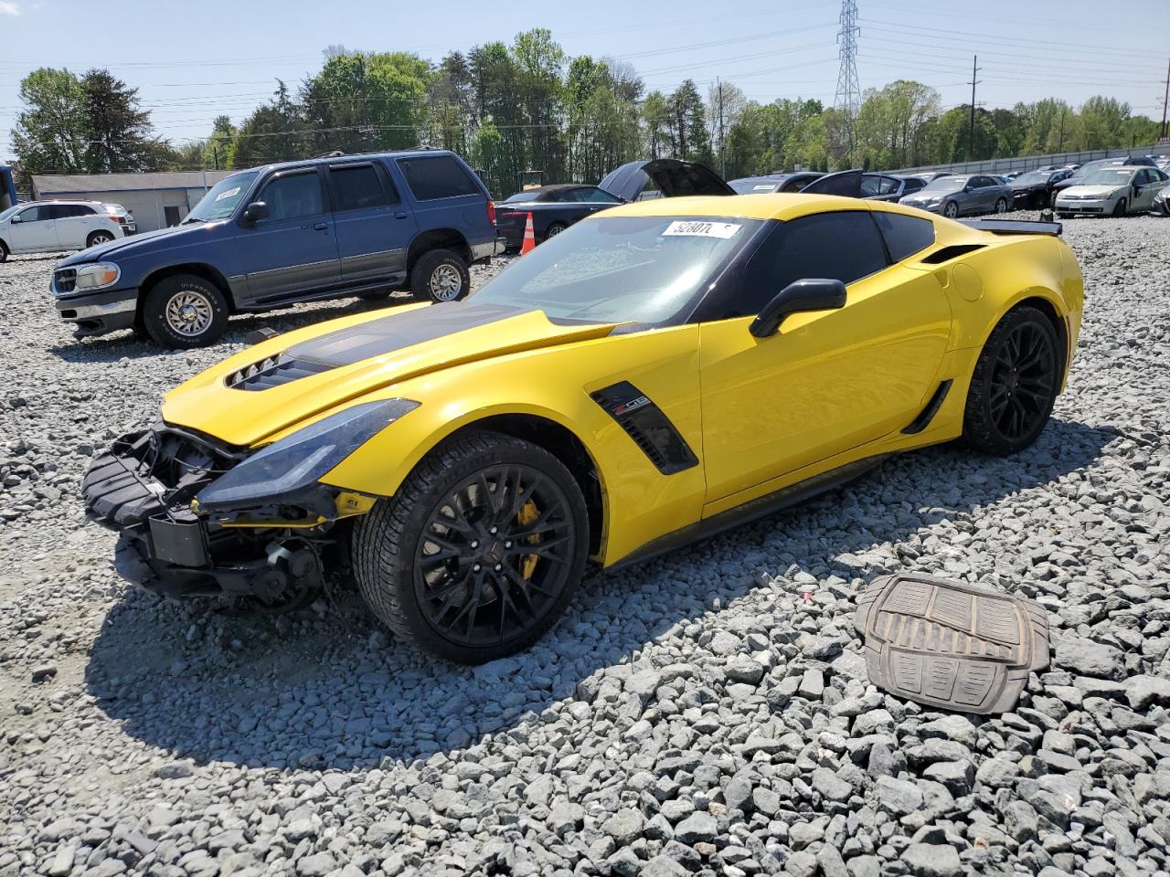 2018 Chevrolet Corvette Z06 2Lz იყიდება Mebane-ში, NC - Front End