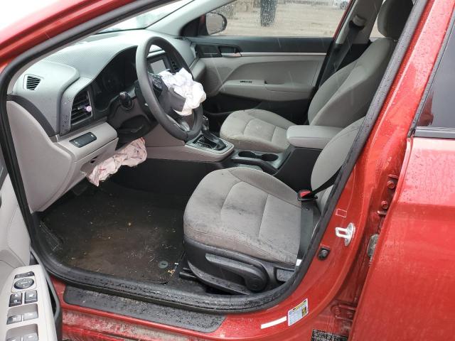  HYUNDAI ELANTRA 2019 Красный