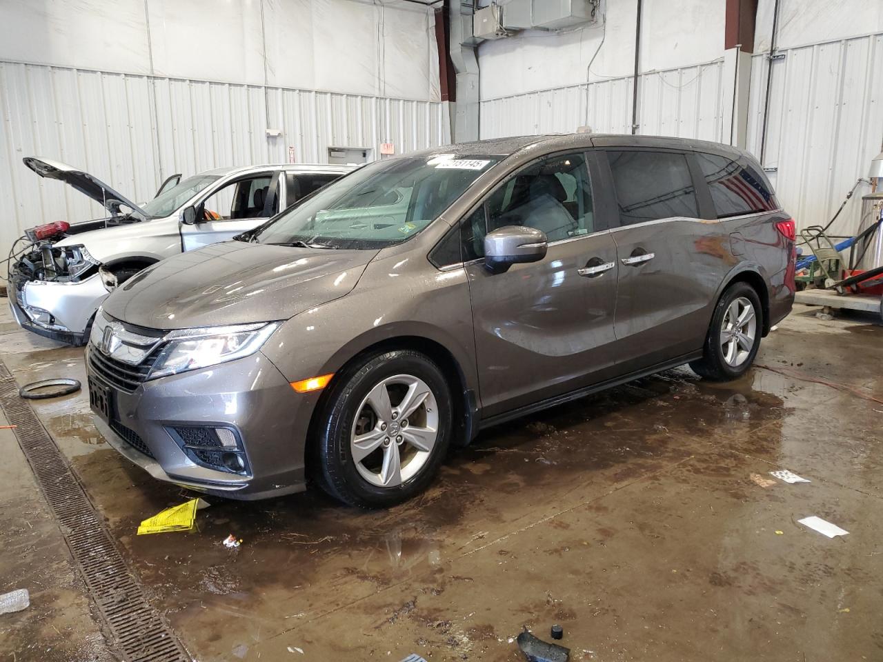 2019 Honda Odyssey Exl იყიდება Franklin-ში, WI - Front End