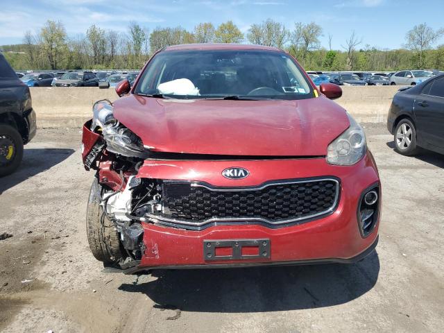  KIA SPORTAGE 2017 Czerwony
