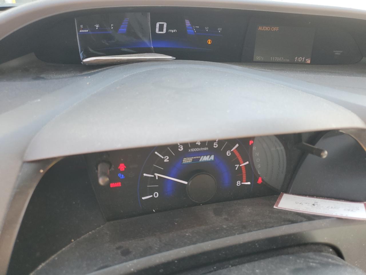 2012 Honda Civic Hybrid VIN: JHMFB4F27CS000296 Lot: 50896285