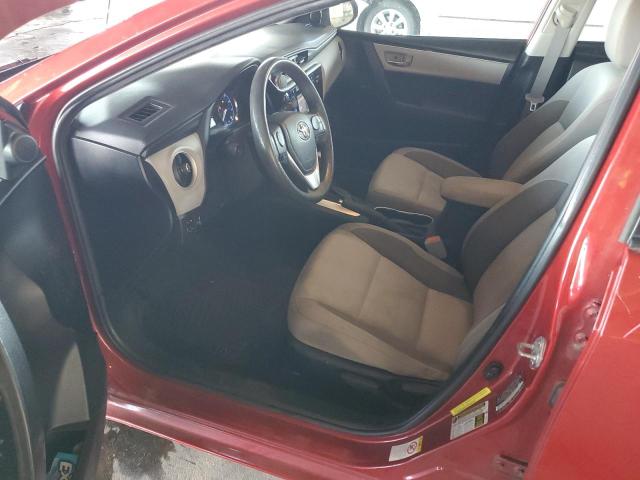  TOYOTA COROLLA 2017 Red