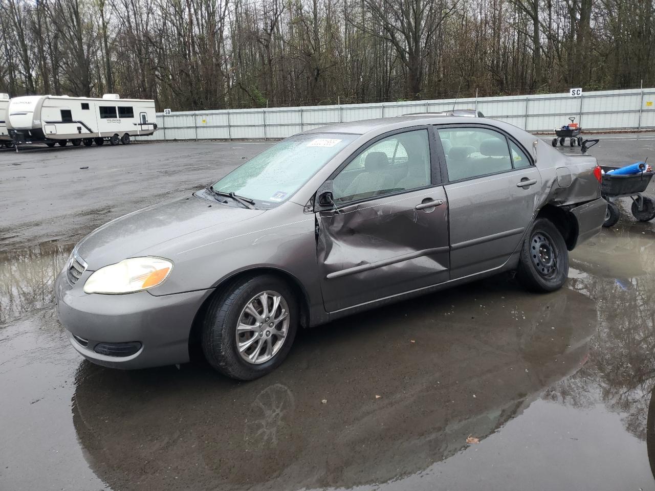 2007 Toyota Corolla Ce de vânzare în Glassboro, NJ - Rear End