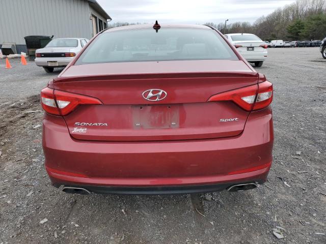  HYUNDAI SONATA 2015 Red