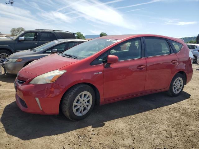  TOYOTA PRIUS 2013 Червоний