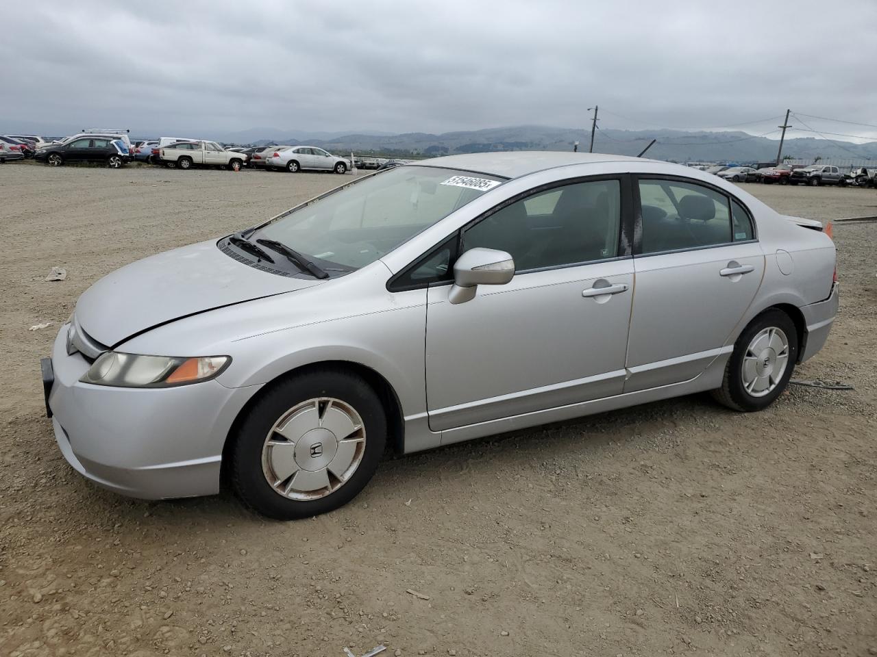 2008 Honda Civic Hybrid de vânzare în American Canyon, CA - Rear End