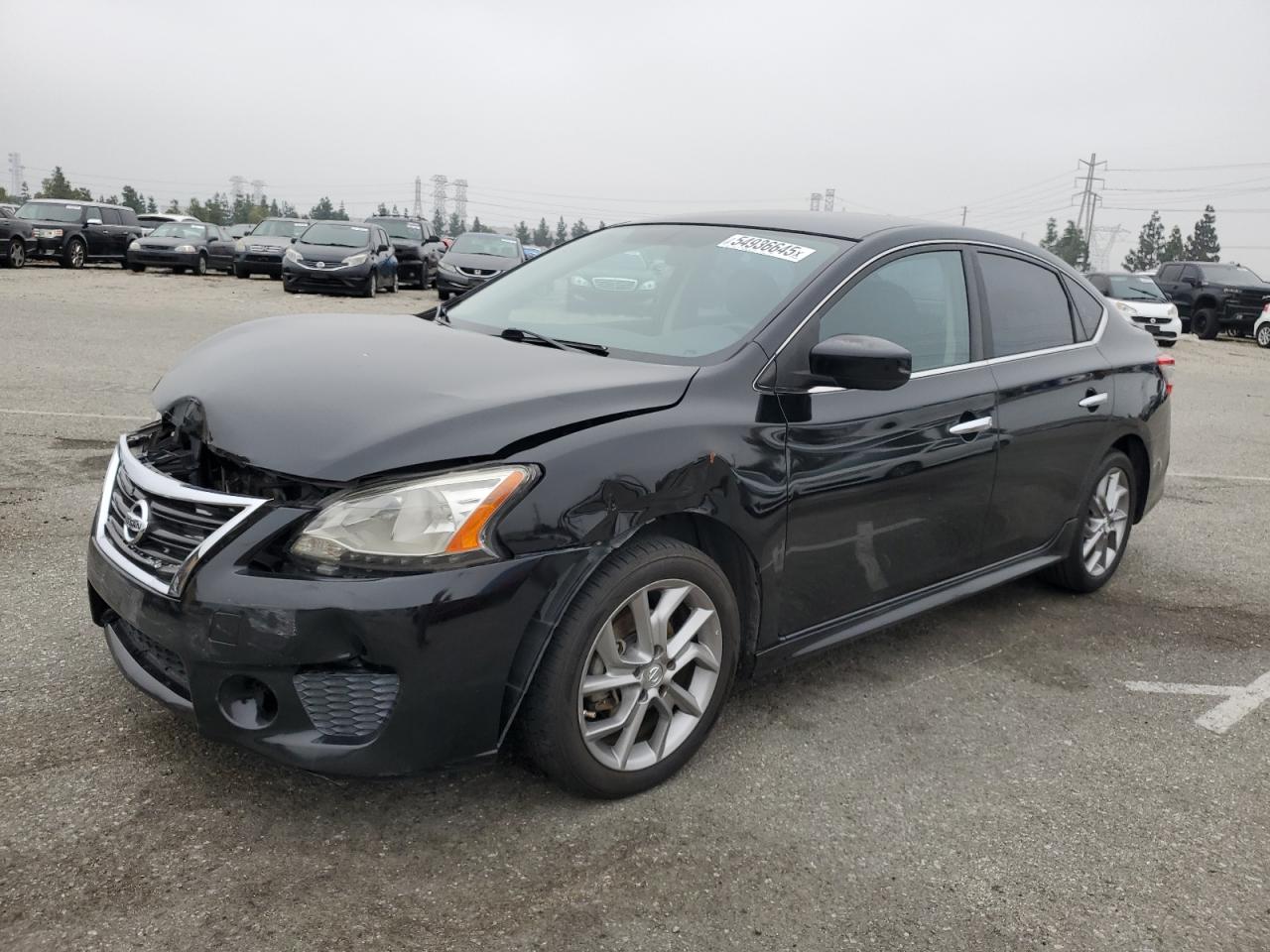 2013 Nissan Sentra S იყიდება Rancho Cucamonga-ში, CA - Front End
