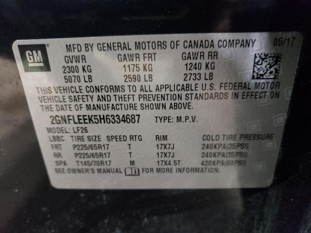 2017 CHEVROLET EQUINOX LS