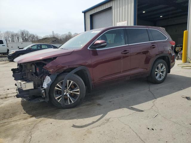  TOYOTA HIGHLANDER 2018 Бургунді