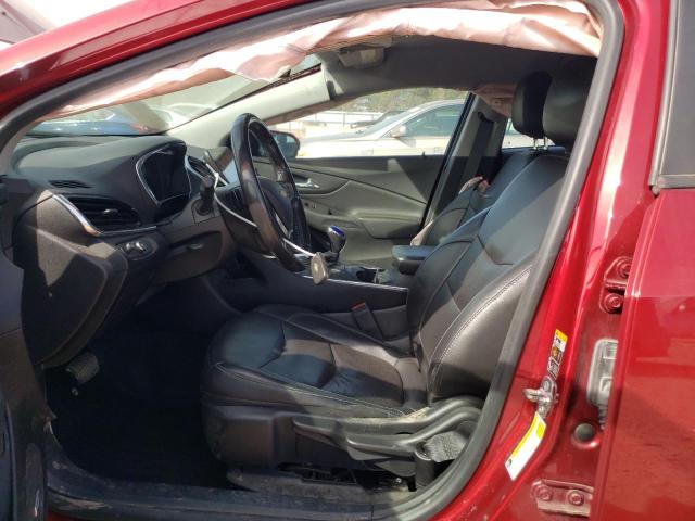  CHEVROLET VOLT 2018 Czerwony