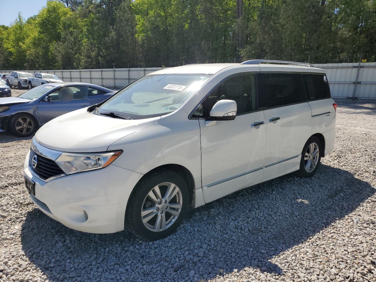 2012 Nissan Quest S na sprzedaż w Ellenwood, GA - Side
