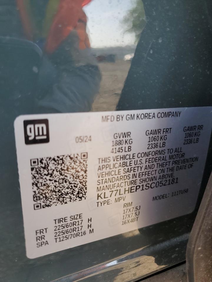 2025 Chevrolet Trax 1Lt VIN: KL77LHEP1SC052181 Lot: 54905135