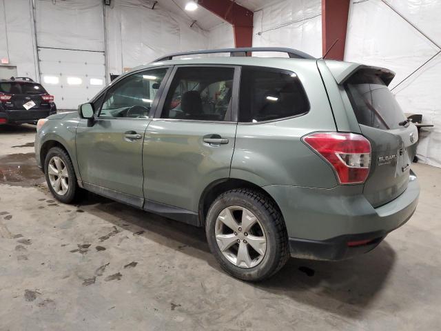  SUBARU FORESTER 2014 Zielony