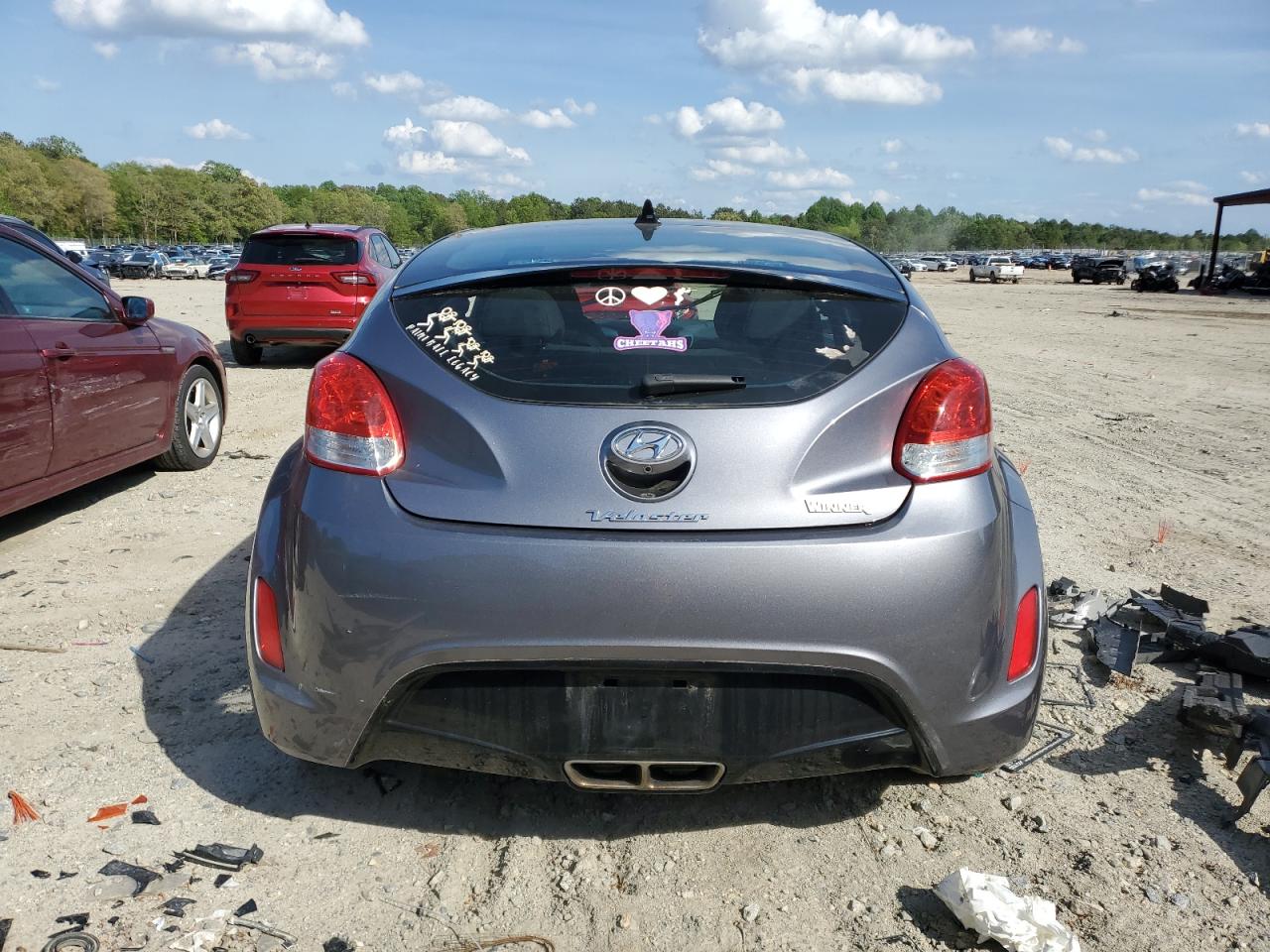 2017 Hyundai Veloster VIN: KMHTC6AD5HU315837 Lot: 54389835