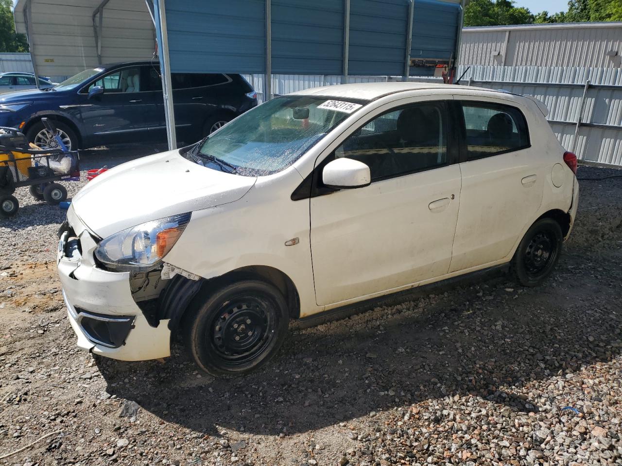 2020 Mitsubishi Mirage Es იყიდება Savannah-ში, GA - Front End