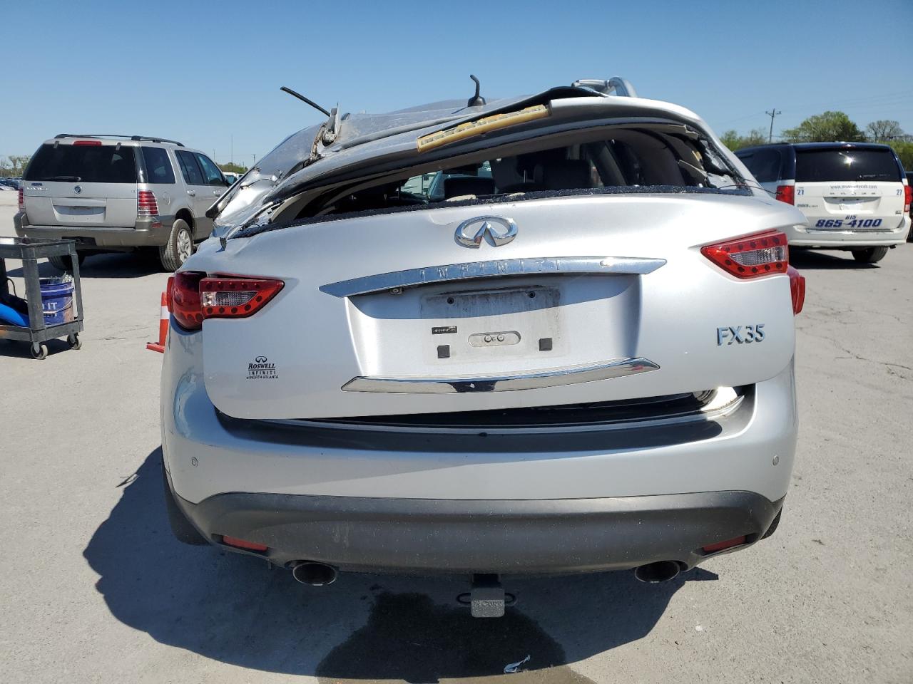 2011 Infiniti Fx35 VIN: JN8AS1MW3BM734697 Lot: 53041115
