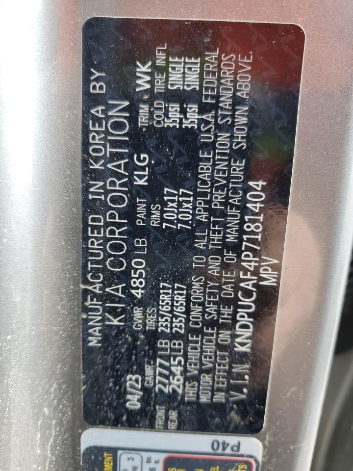 2023 Kia Sportage Lx VIN: KNDPUCAF4P7181404 Lot: 51311645