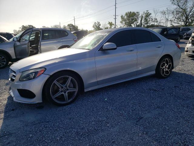 Sedans MERCEDES-BENZ C-CLASS 2015 Srebrny