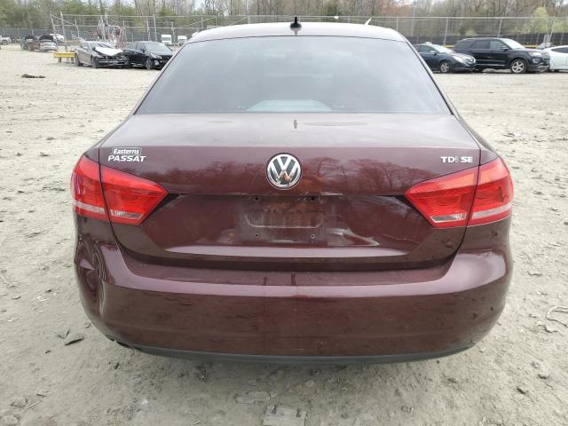  VOLKSWAGEN PASSAT 2014 Burgundy