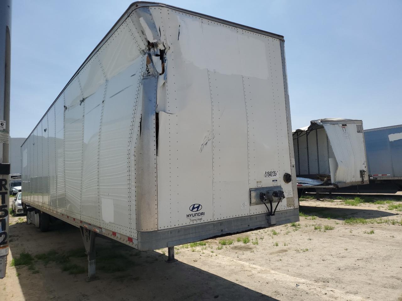 2022 Hyundai Translead Dry Van Trailer for Sale in Colton, CA - Front End