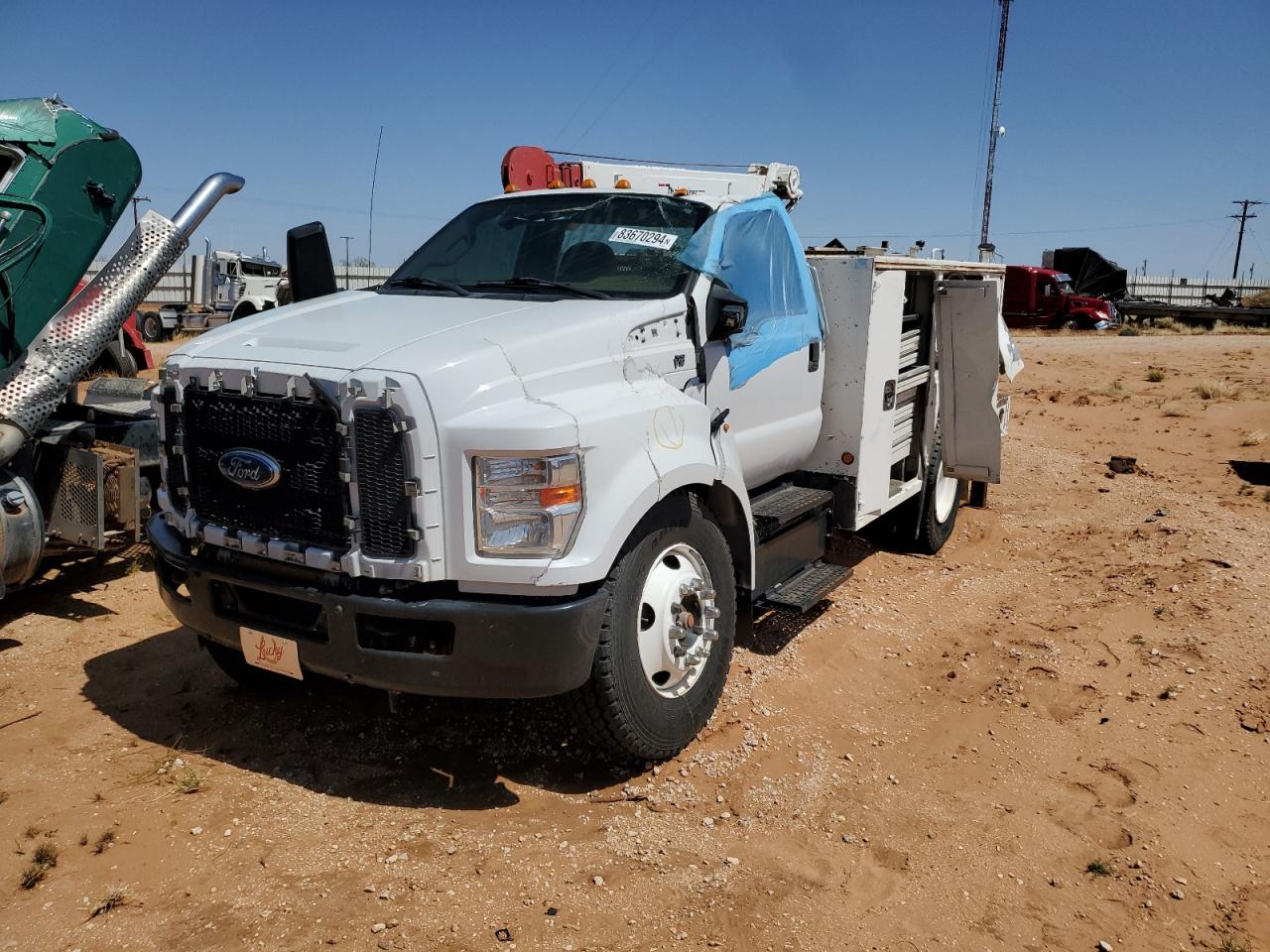 2017 Ford F650 Super Duty en Venta en Andrews, TX - Rollover