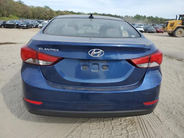  HYUNDAI ELANTRA 2016 Granatowy