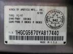 2000 Honda Accord Se en Venta en Sandston, VA - Front End