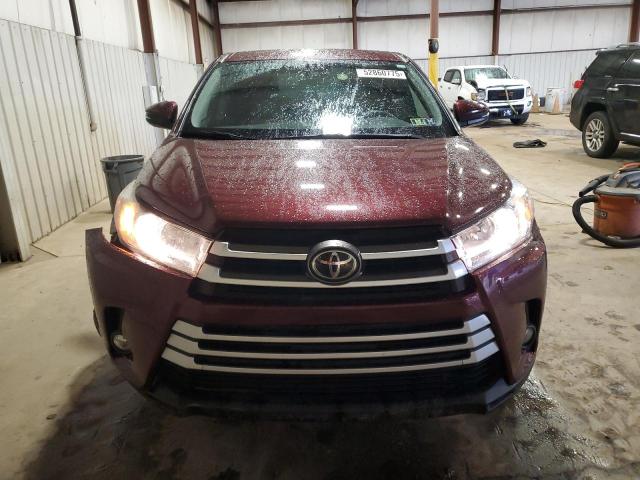  TOYOTA HIGHLANDER 2017 Burgundy